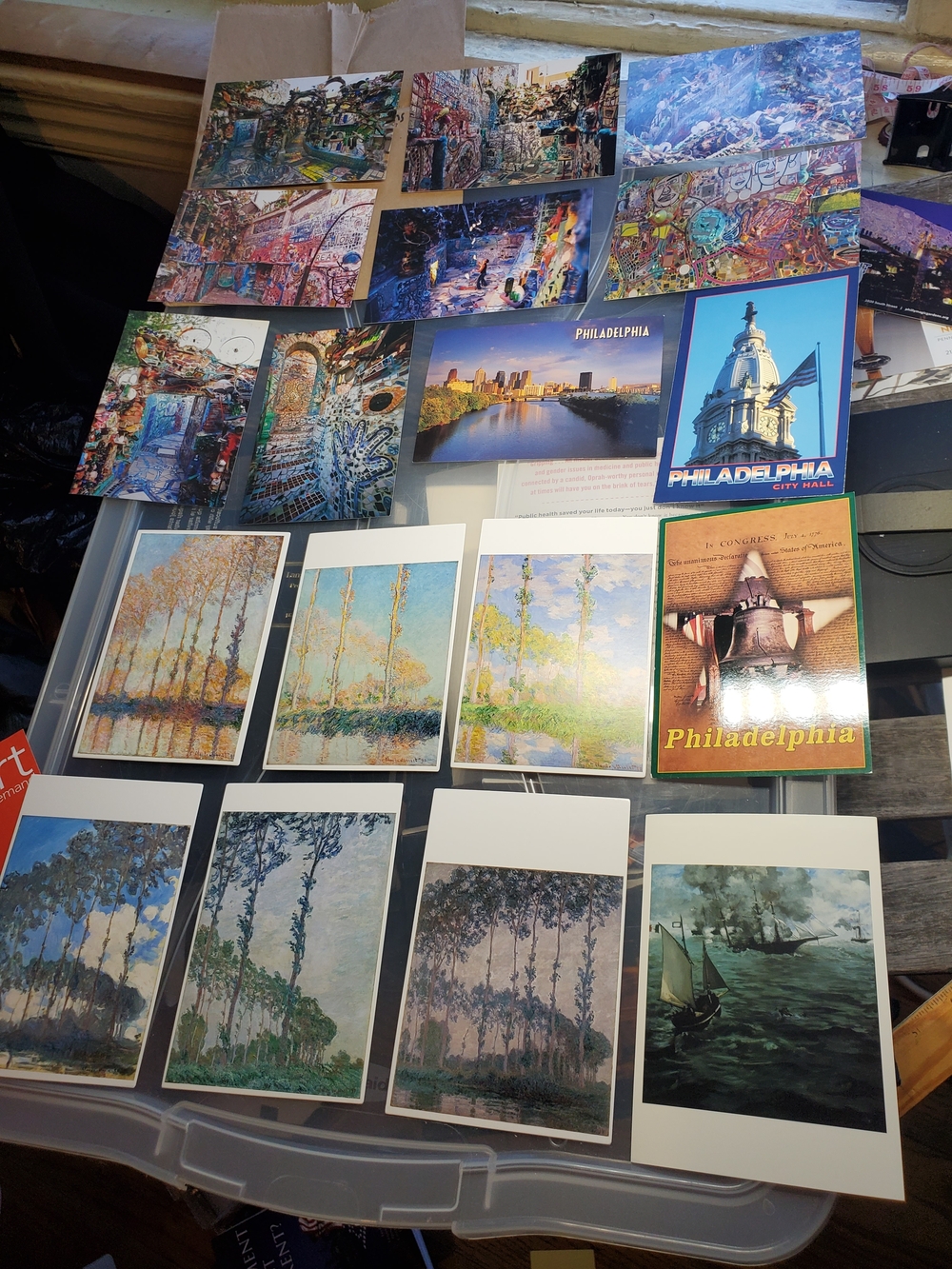 Lot of 18 Philadelphia Postcards - Museum of Art Claude Monet & Magic Gardens